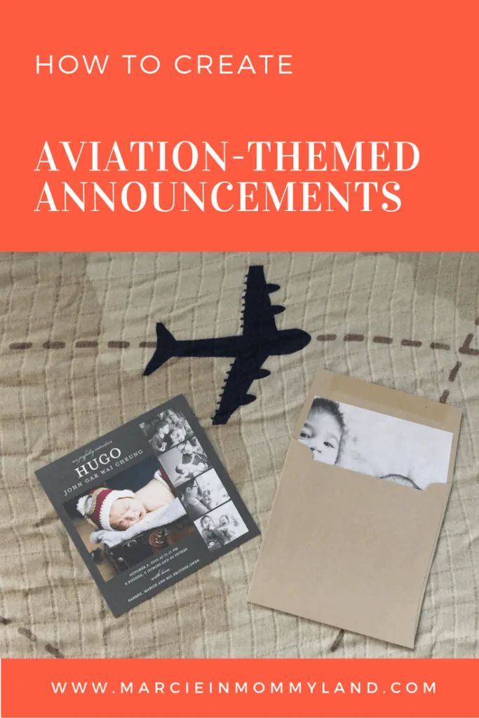 Aviation Themed Birth Announcements