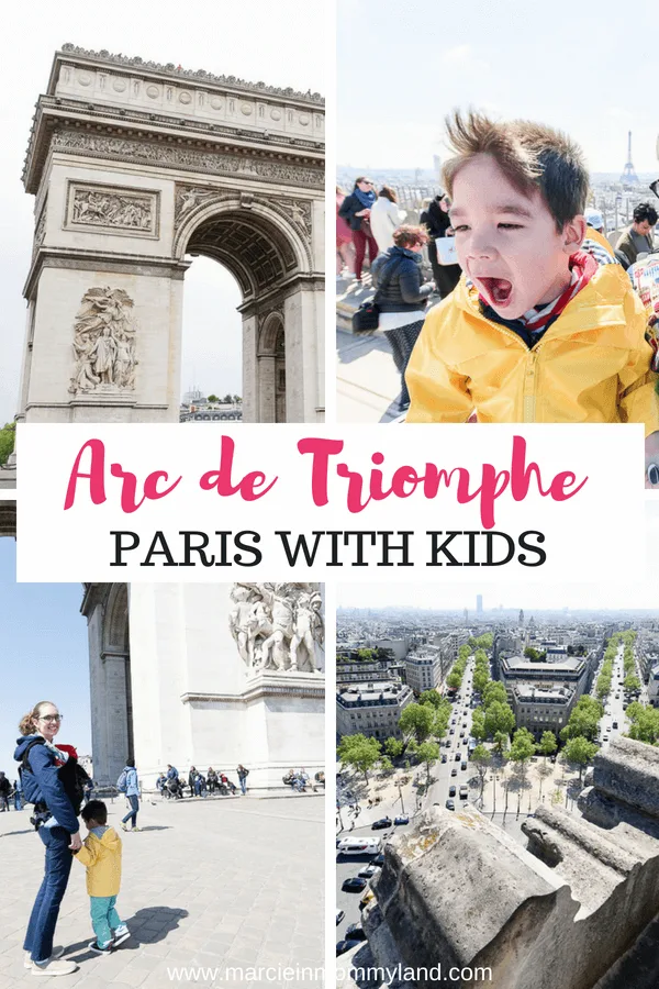 Top tips for the Arc de Triomphe with Kids, which is a top Paris attraction for families #arcdetriomphe #paris #pariswithkid #familytravel #paris