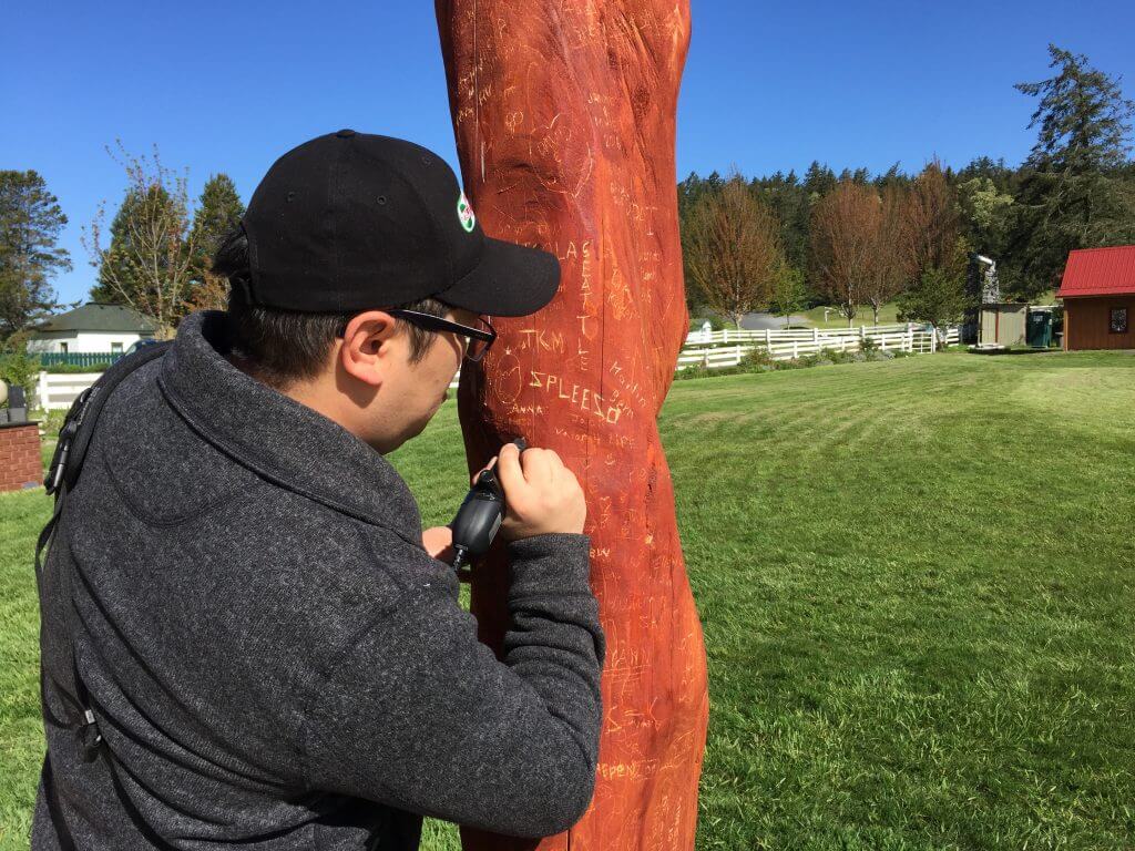 Photo of San Juan Islands Sculpture Park near Roche Harbor, Washington State #sanjuanisland #rocheharbor #fridayharbor #pnw #sculpturepark #washingtonstate #explorewa