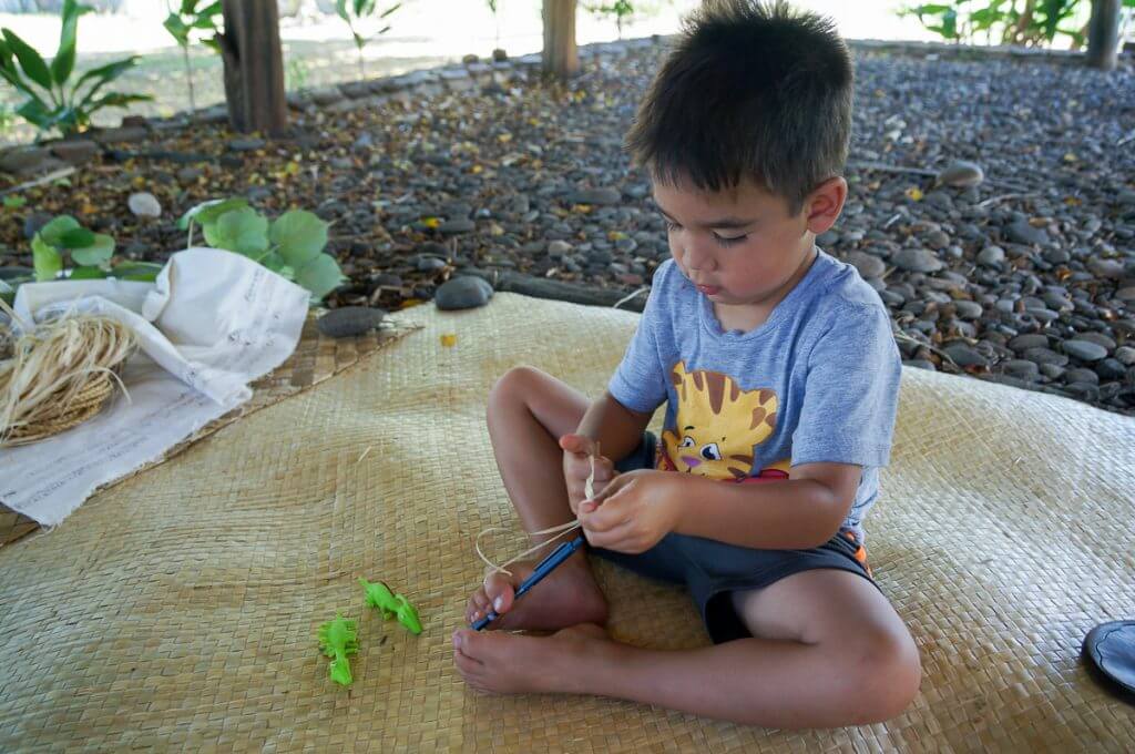 Lauhala weaving on Maui is a top thing to do in Maui with kids.