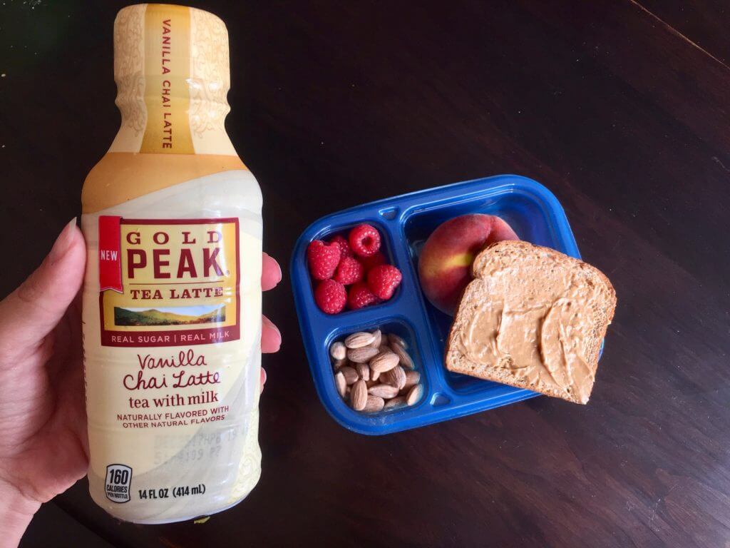 The Gold Peak Vanilla Chai Tea Latte is my favorite part of breakfast!