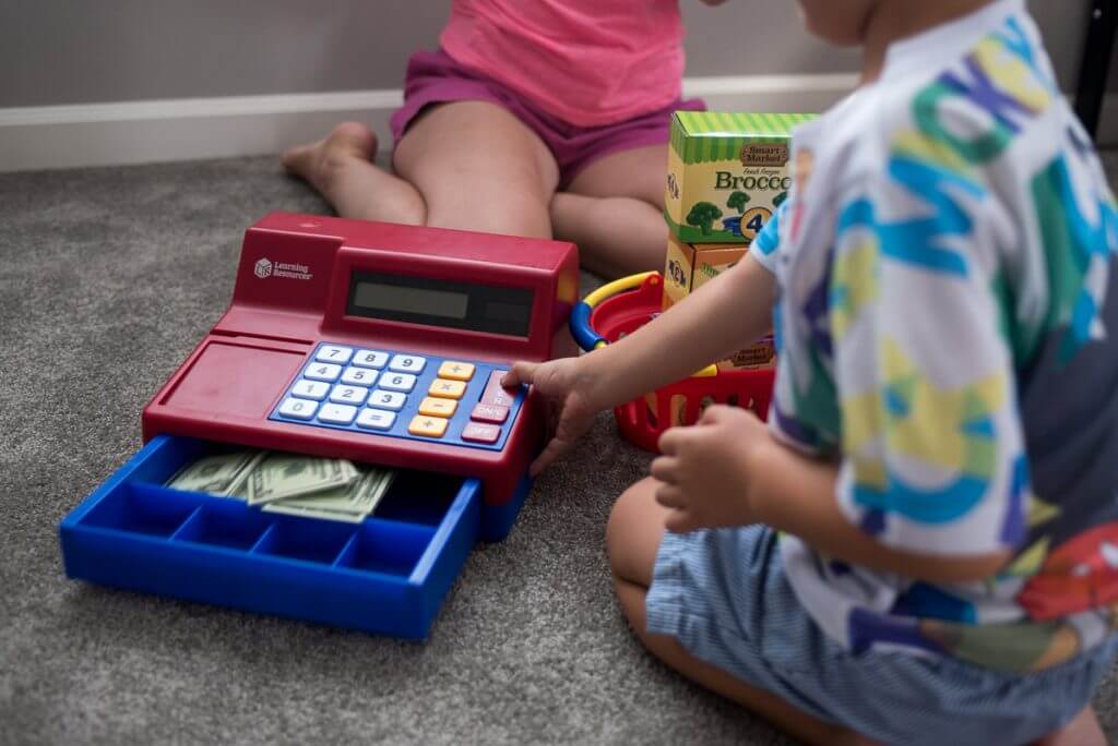 Pretend & Play Calculator Cash Register by Learning Resources. Photo credit: Darren Cheung