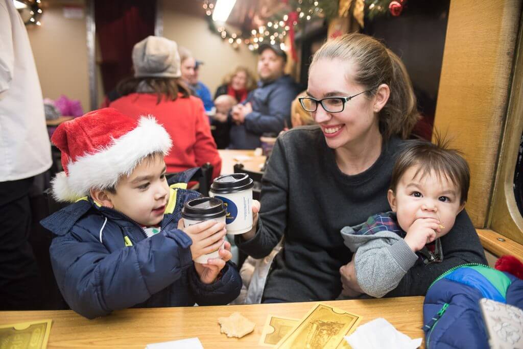 We loved the Hot Hot Hot Chocolate on The Polar Express near Mt. Rainier, WA