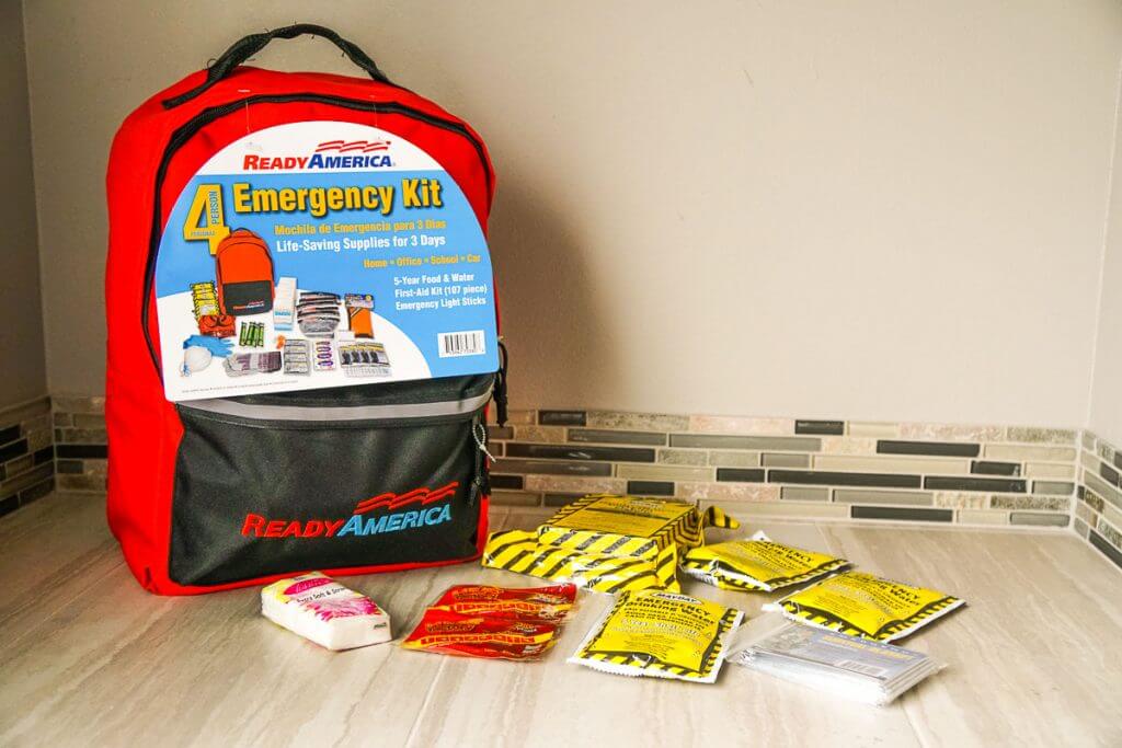 Ready America emergency kit has items that will last 5 years.