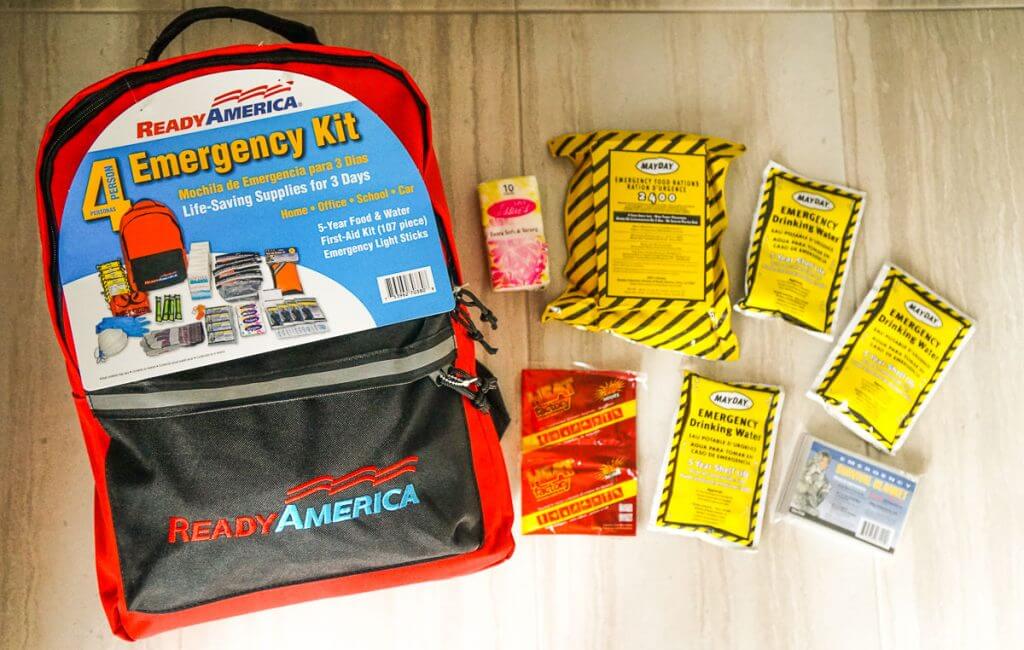 It's easy to start your emergency kit by getting this disaster kit from Ready America online.