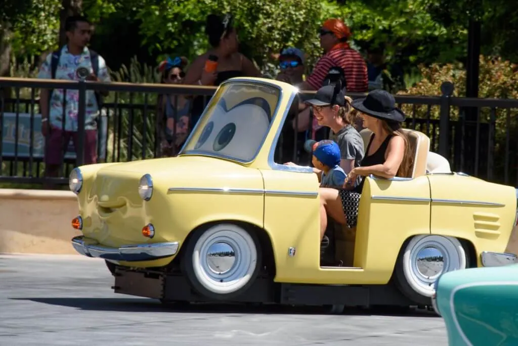 Carsland at Disney California Adventure Park in Anaheim, CA
