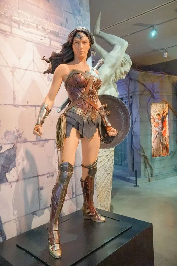 Wonder Woman costume at Warner Bros. Studio Tour in LA