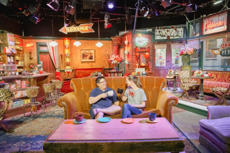 Set of Central Perk from Friends at Warner Bros. Studio Tour