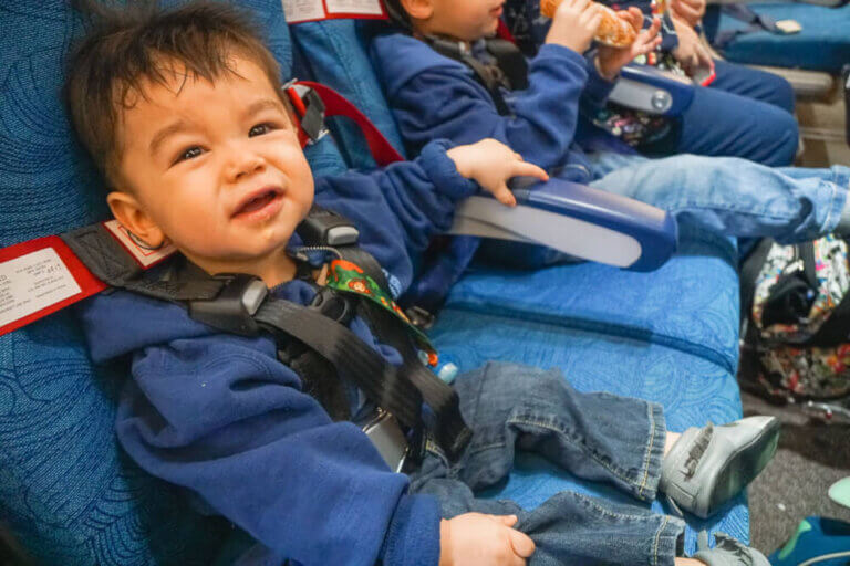 The CARES Safety Harness is the only FAA-approved child restraint for flying with babies and toddlers.