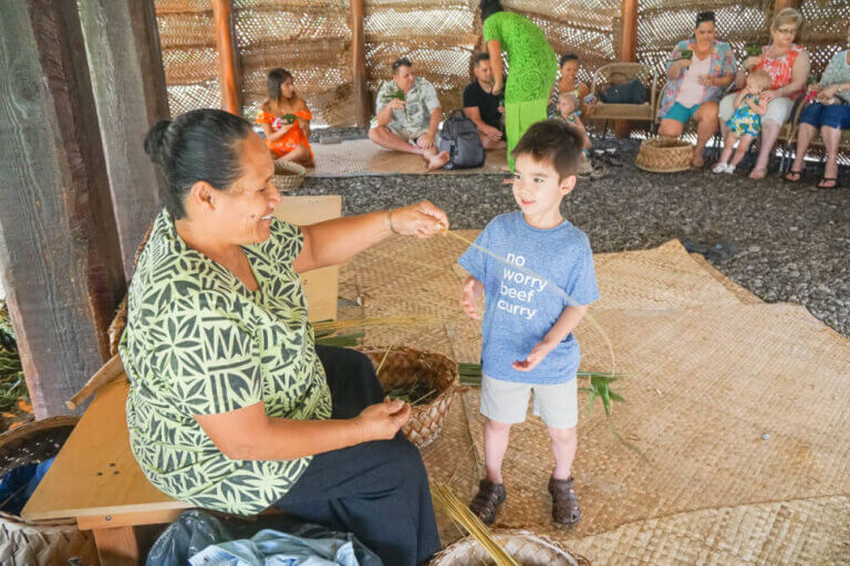 The Polynesian Cultural Center in Laie, Oahu on the North Shore provides family activities on oahu