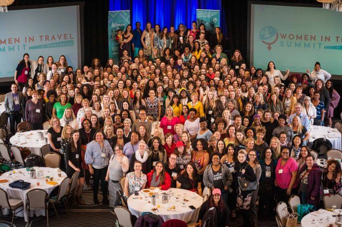 Photo of the 2018 Women in Travel Summit at the Fairmont Chateau Frontenac in Quebec City, Canada #wits18 #womenintravelsummit #chateaufrontenac #fairmontchateaufrontenac #quebeccity #blogconference #travelblog #travelblogging #travelconference
