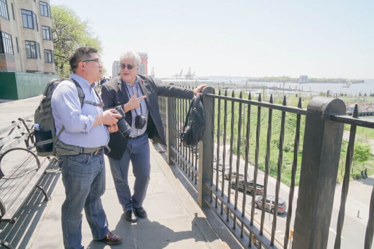 Photo of Big Apple Greeter tour of Brooklyn in New York City, a free thing to do in NYC #nyc #newyorkcity #bigapplegreeter #thingstodoinnyc #brooklyn