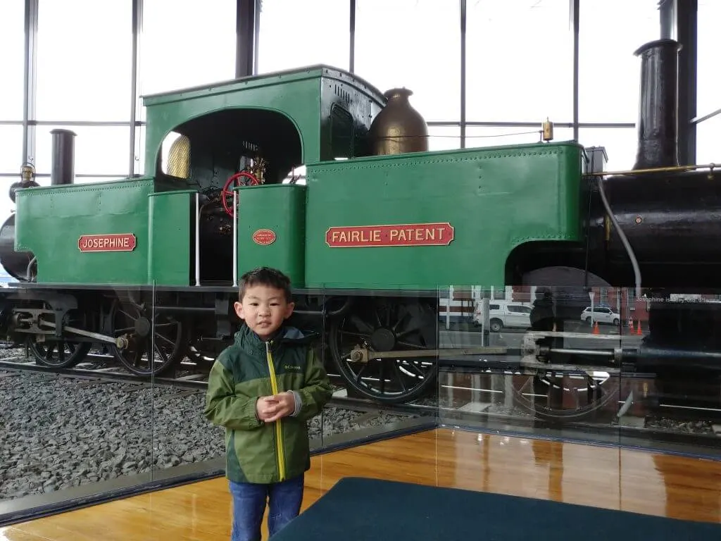 Photo of a boy at Taieri Gorge Railway in New Zealand #newzealand #train #taieri #taierigorge #taierigorgerailway