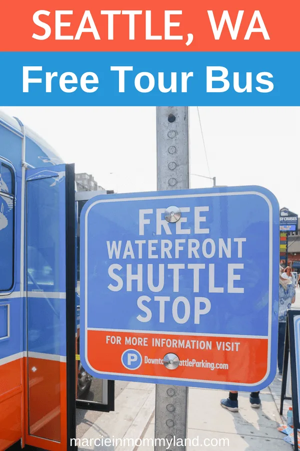 If you are visiting Seattle, make sure to take advantage of the new free Seattle tour bus which stops at 9 top Seattle attractions. Click to read more or pin to save for later. www.marcieinmommyland.com #seattletour #seattletourbus #thingstodoinseattle #seattlewithkids #familytravel #budgettravel