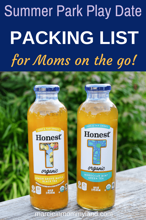 AD Do you always forget to pack something to eat for YOU on summer park play dates? See why I like to bring a bottle of Honest Tea just for me. Click to read more or pin to save for later. www.marcieinmommyland.com #MyHonestTea #collectivebias