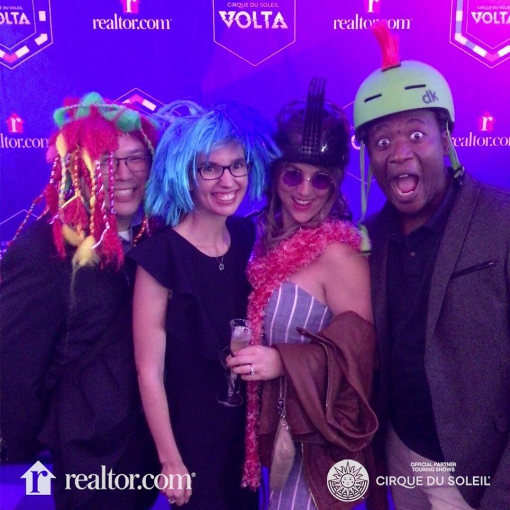 Photo of the Cirque du Soleil VOLTA photobooth at the Big Top at Marymoor Park in Redmond, WA #VOLTA #cirquedusoleil