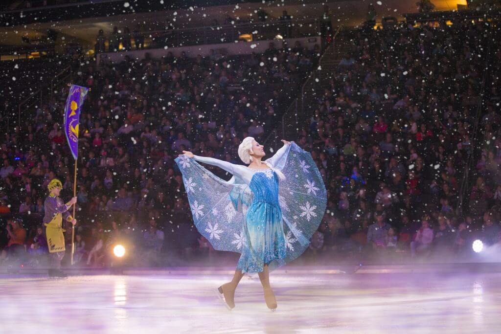 Photo of Elsa skating in Disney on Ice: Dare to Dream #DisneyOnIce #DareToDream