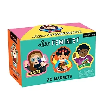 Little Feminist Magnets are awsome for kids, teens, and adults! #chroniclebooks #littlefeminist | The Perfect Travel Gift Ideas for the Family Who Travels featured by top Seattle family travel blog, Marcie in Mommyland: little feminist magnets