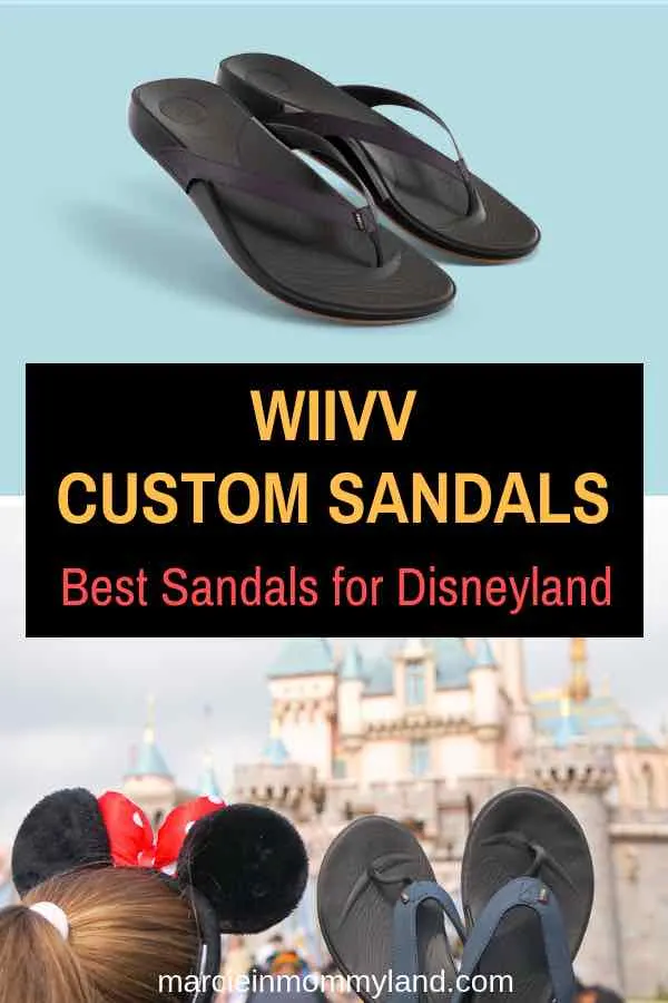 Heading to Disneyland and worried about finding the right sandals? Wiivv makes custom sandals and insoles that will give your feet the support they need to keep up your energy for making the most of your Disney vacation! Click to read more or pin to save for later. www.marcieinmommyland.com #wiivv #customsandals #Disneyland #DisneySMMC #DisneyMoms