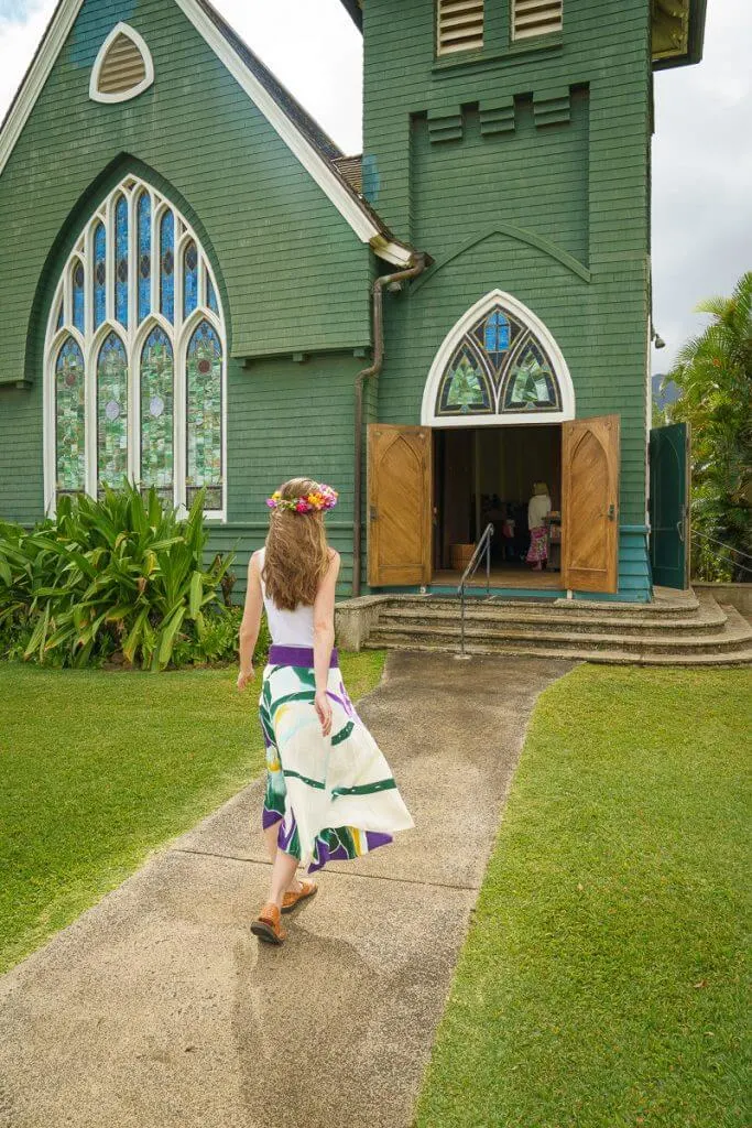 If you are heading up North, this church is one of the most popular Kauai photography spots in Hanalei.