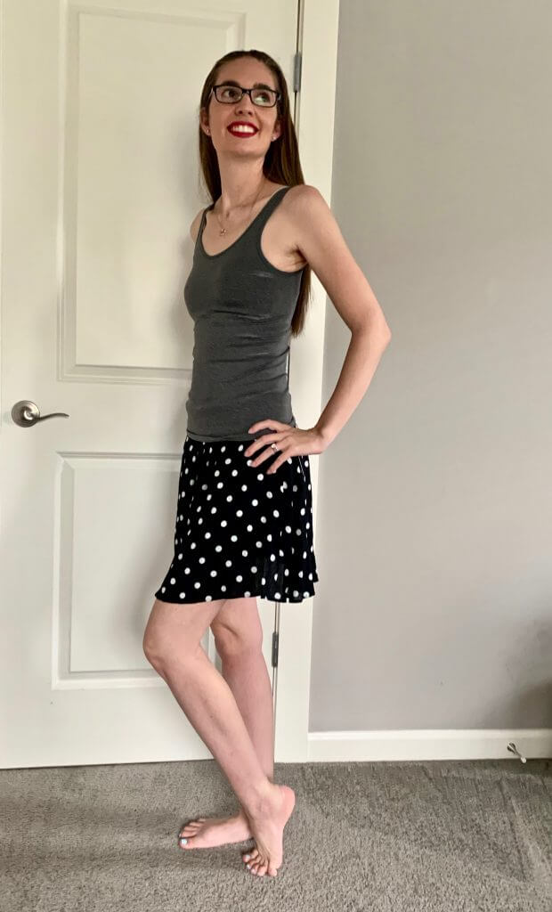 Stitch Fix unboxing: Alana Skirt from French Grey.