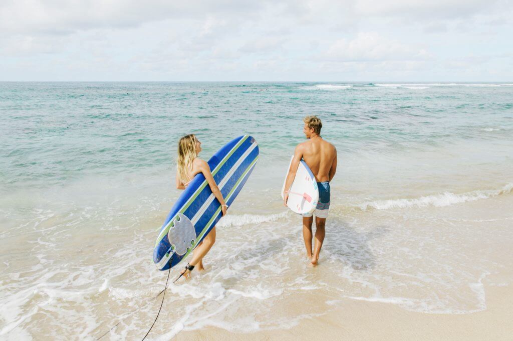 Surfing is one of the most popular family activities on Oahu.
