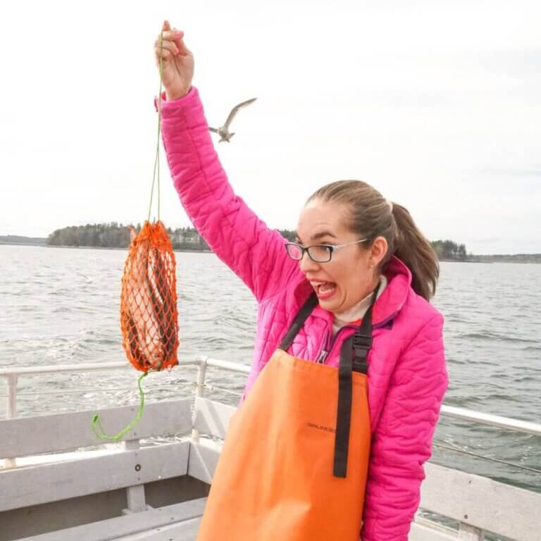 Lucky Catch offers amazing Portland Maine cruises where you can help catch lobster in Casco Bay! A Portland Maine cruise review featured by top US travel blogger, Marcie in Mommyland