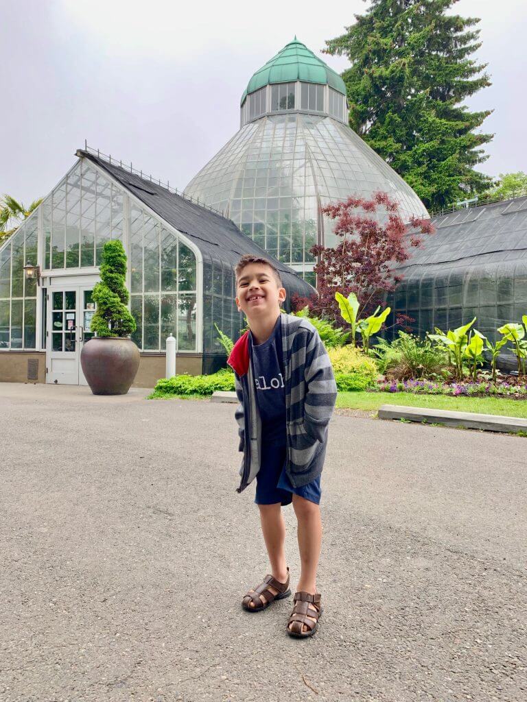 W. W. Seymour Botanical Conservatory at Wright Park is a fun thing to do in Tacoma WA with kids