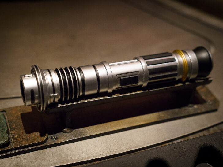 Savi's Workshop handbuilt lightsaber experience featured by top US Disney blogger, Marcie and the Mouse | Create your own custom lightsaber at Savi's Workshop--Handbuilt Lightsabers at Star Wars: Galaxy's Edge at Disneyland Resort in California