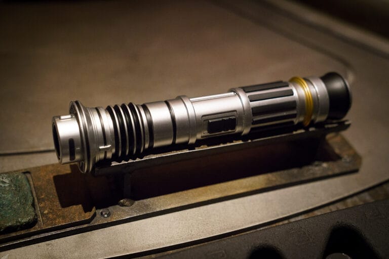 Savi's Workshop handbuilt lightsaber experience featured by top US Disney blogger, Marcie in Mommyland | Create your own custom lightsaber at Savi's Workshop--Handbuilt Lightsabers at Star Wars: Galaxy's Edge at Disneyland Resort in California