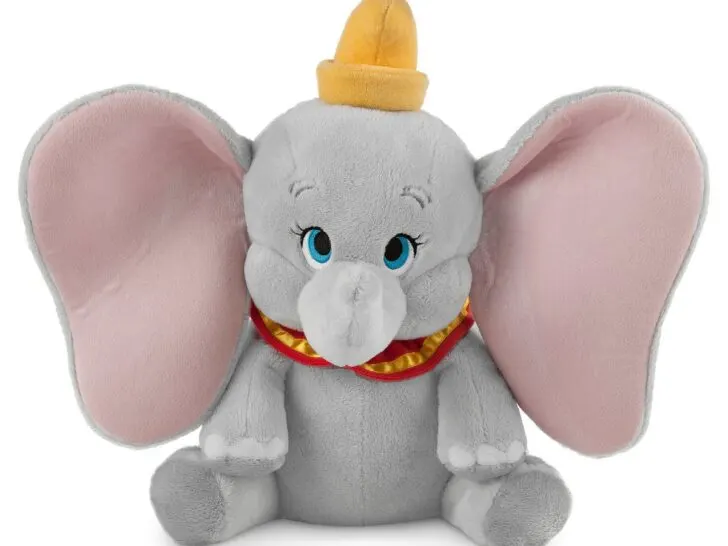 Top 25 Disney Gift Ideas for Babies featured by top US Disney blogger, Marcie and the Mouse: image of Dumbo plush for babies