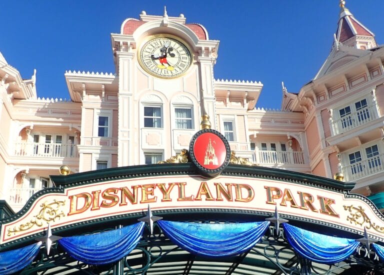 Disneyland Paris One Day Itinerary featured by top US Disney blogger, Marcie and the Mouse: Entrance to Disneyland Paris