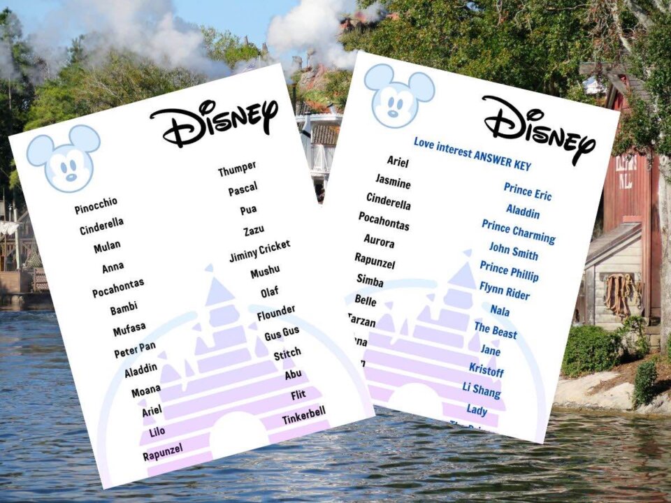 Free Disney Printable: Villains &amp; Sidekicks Matching Game