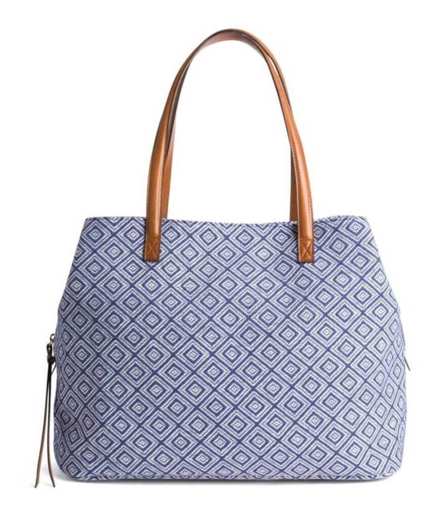 Stitch Fix Unboxing and Try on for January featured by top US life and style blogger, Marcie in Mommyland: Anchorage Diamond Printed Tote by Street Level as part of the January 2020 Stitch Fix box