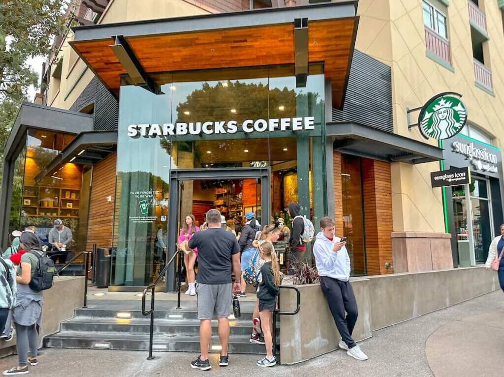 Starbucks in Downtown Disney