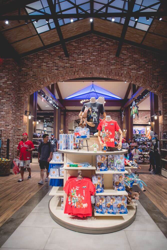 Image of the interior of World of Disney in Downtown Disney District.