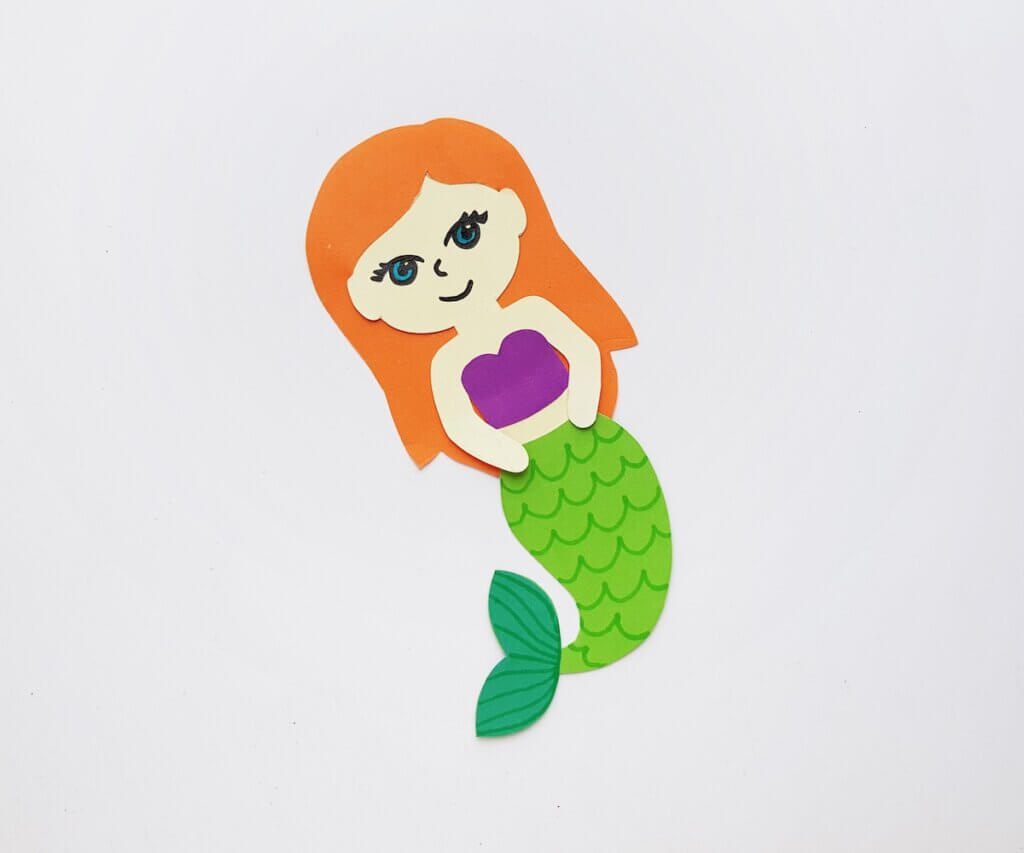 Image of an Ariel paper doll