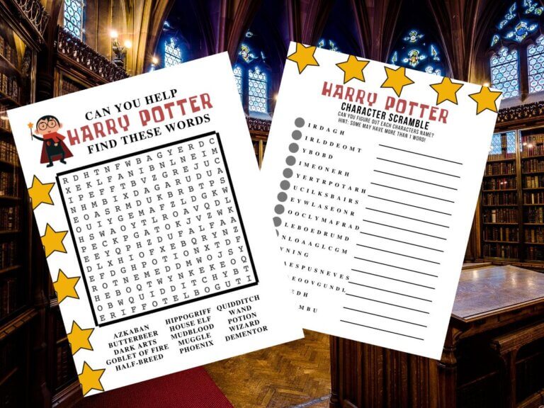 Free Harry Potter Printable Games: A Magical Addition to Family Game Night