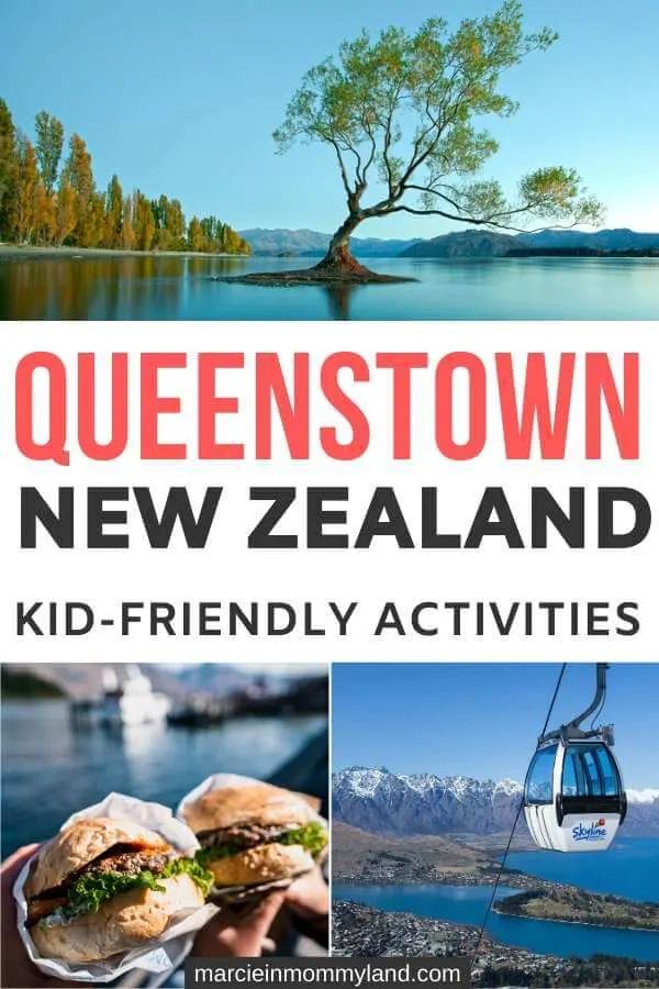 Top 12 Things to do in Queenstown with Kids featured by top family travel blogger, Marcie in Mommyland