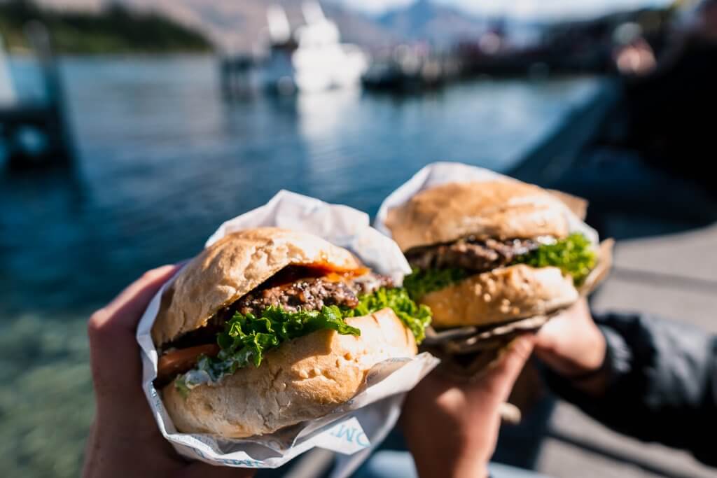 Top 12 Things to do in Queenstown with Kids featured by top family travel blogger, Marcie in Mommyland: Ferburger is a top place to eat in Queenstown New Zealand with kids