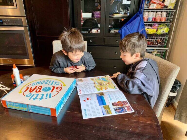 Little Global Citizens Review: Educational Subscription Boxes for Kids featured by top Seattle travel blogger, Marcie in Mommyland