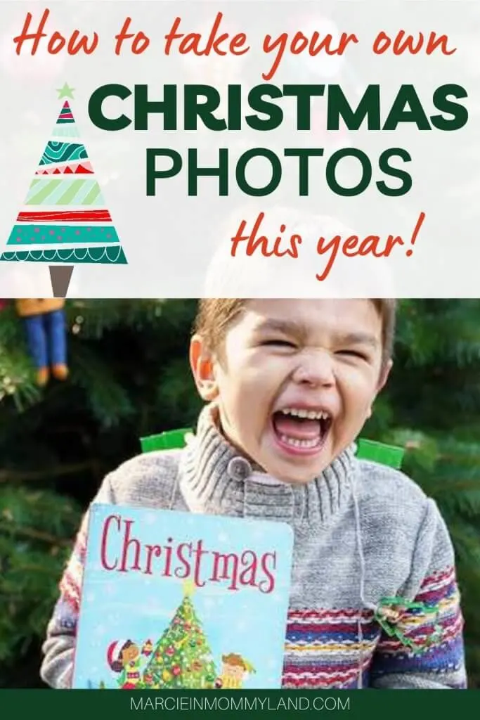 How to take your own DIY Christmas Family Portraits, tips featured by top Seattle lifestyle blogger, Marcie in Mommyland