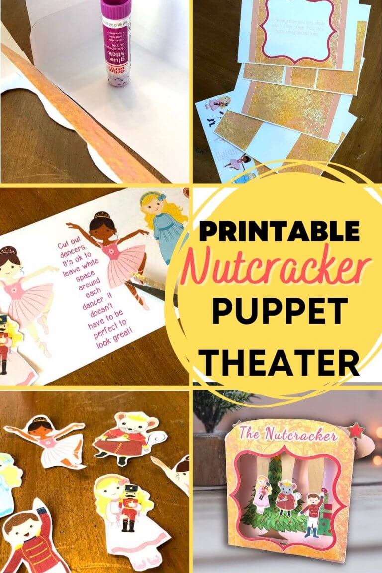 Nutcracker Craft FREE Printables Marcie in Mommyland