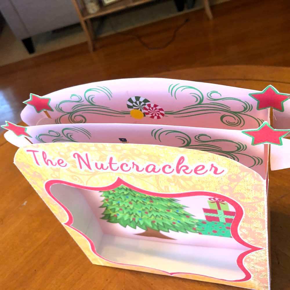 Nutcracker Craft: The Nutcracker Ballet Stage Kit with FREE Printables featured by top Seattle lifestyle blogger, Marcie in Mommyland