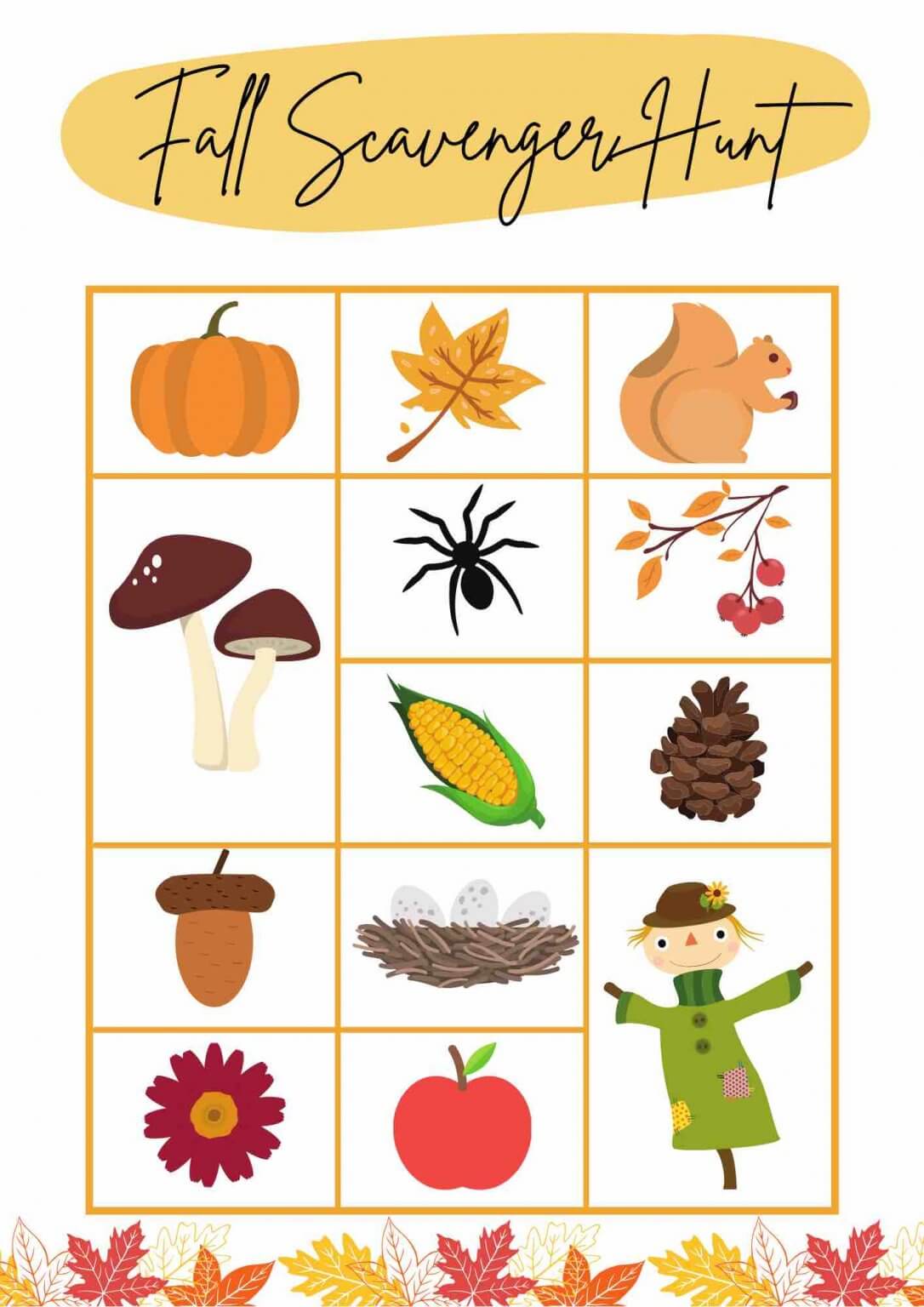 Fun and Easy Fall Bucket Lists for Families + Printables