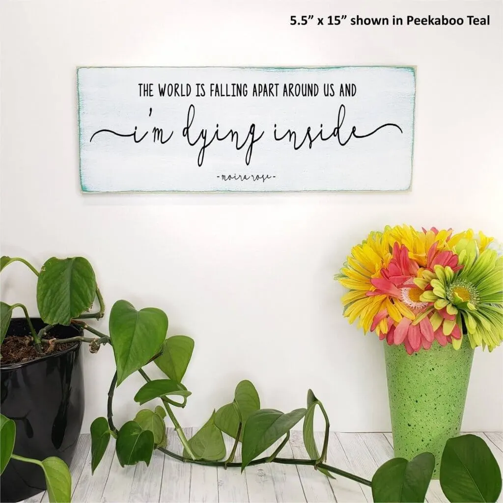 Top 27 Best Schitt's Creek Gifts from Etsy featured by top Seattle lifestyle blogger, Marcie in Mommyland: Schitt's Creek Sign