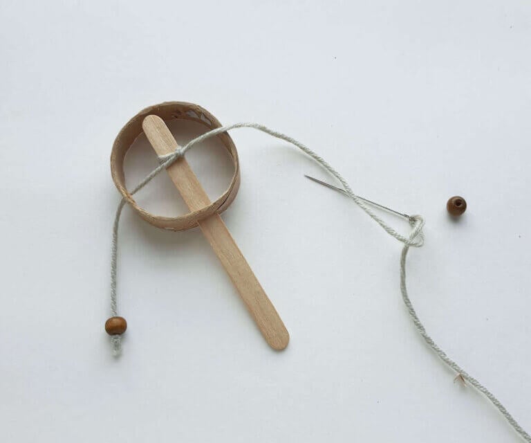 Easy Native American Spin Drum Craft for Kids Marcie in Mommyland