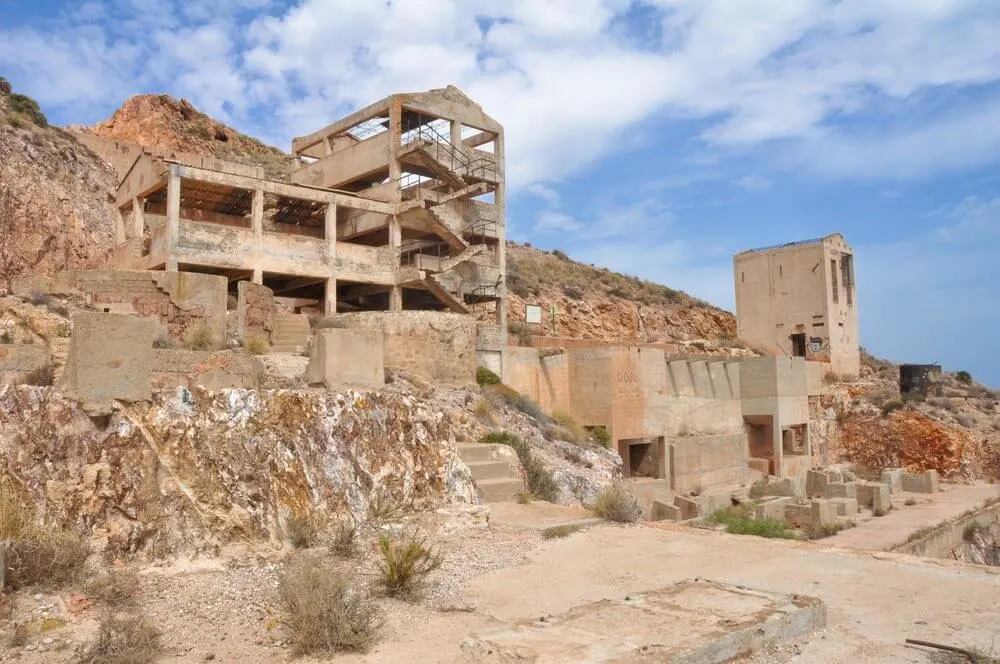 Rodalquilar Gold Mine Ruins in Cabo de Gata Natural Park