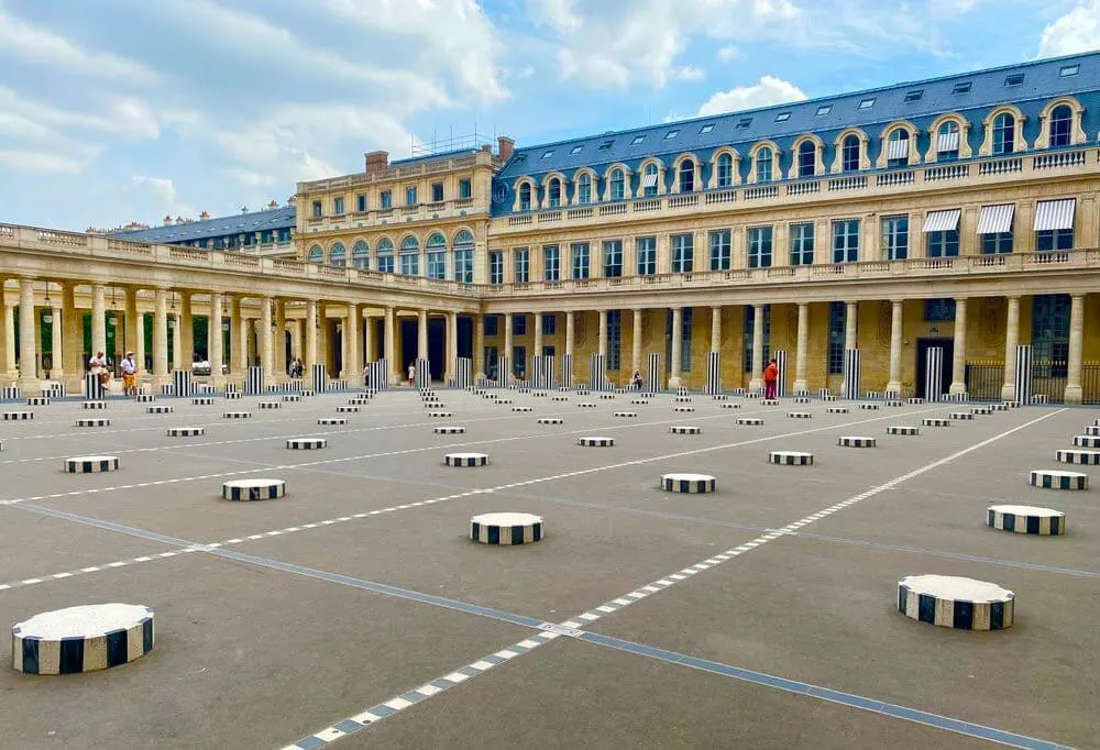 Columns of Buren at Palais Royal in Paris