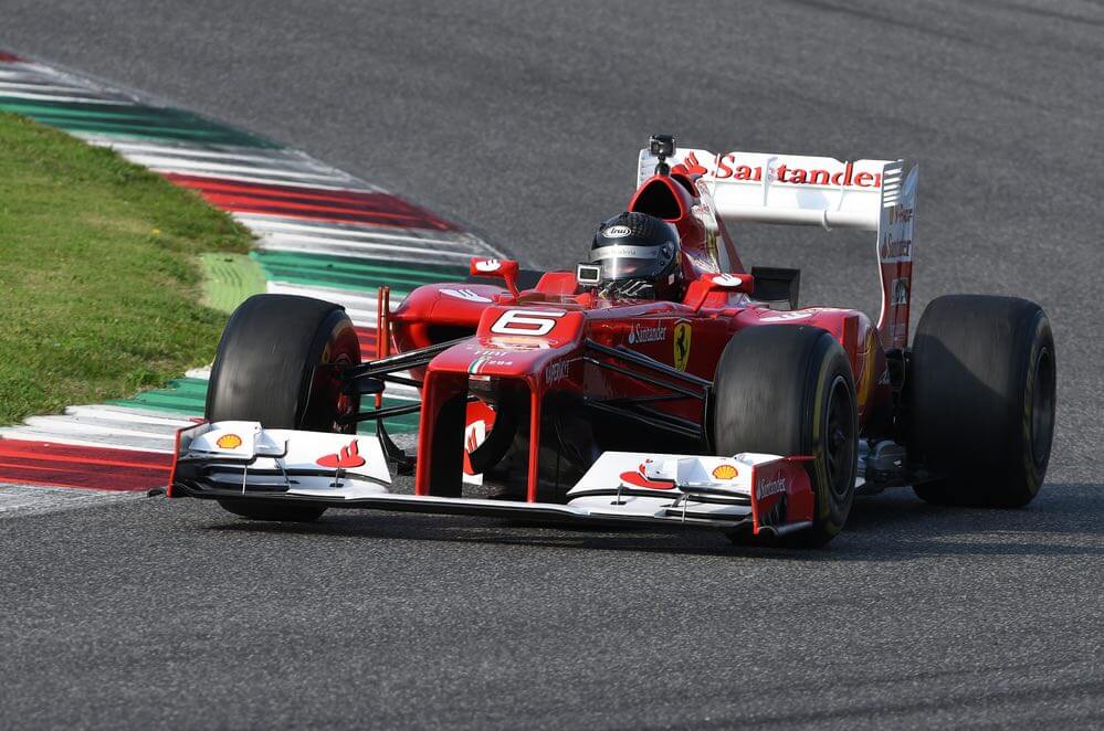 Image of a Ferrari F1 model